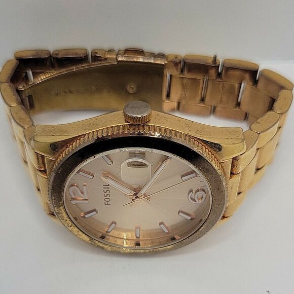 Fossil Boyfriend ES3587 Women's Stainless Steel Analog Dial Quartz Watch AM884 - Picture 8 of 11